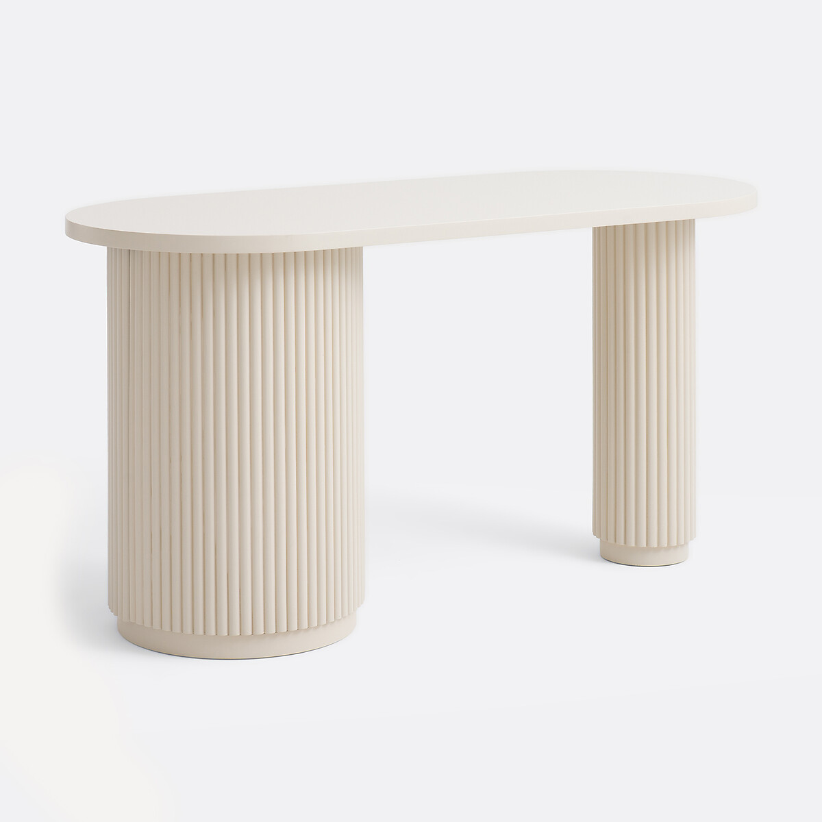 Γραφείο με οργανική μορφή Μ60xΠ140xΥ76cm