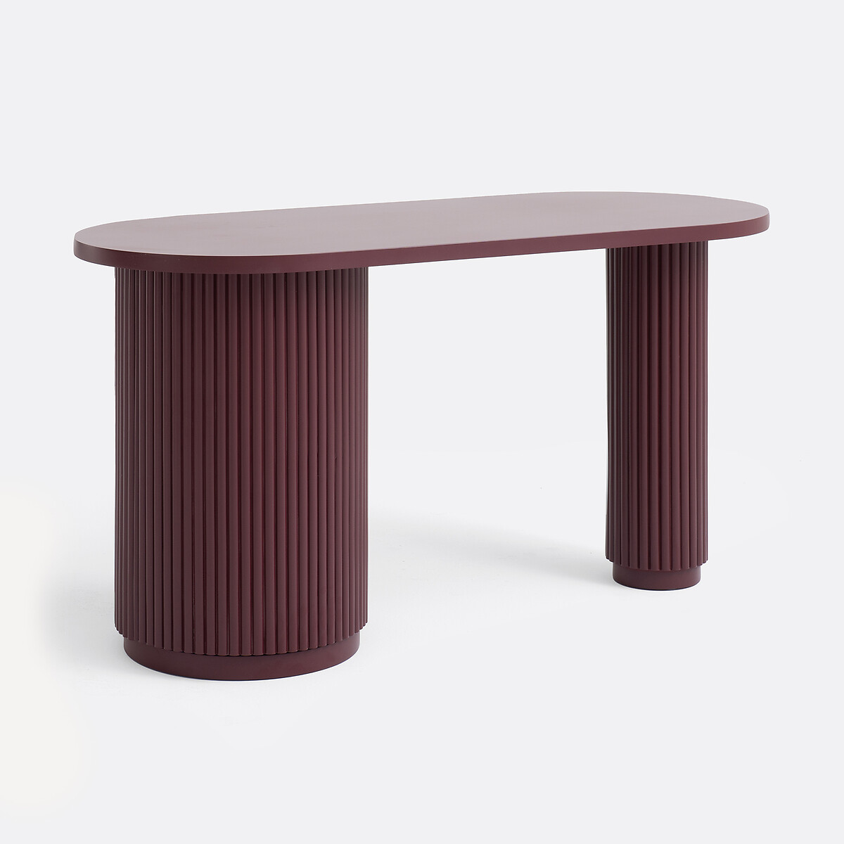 Γραφείο με οργανική μορφή Μ60xΠ140xΥ76cm