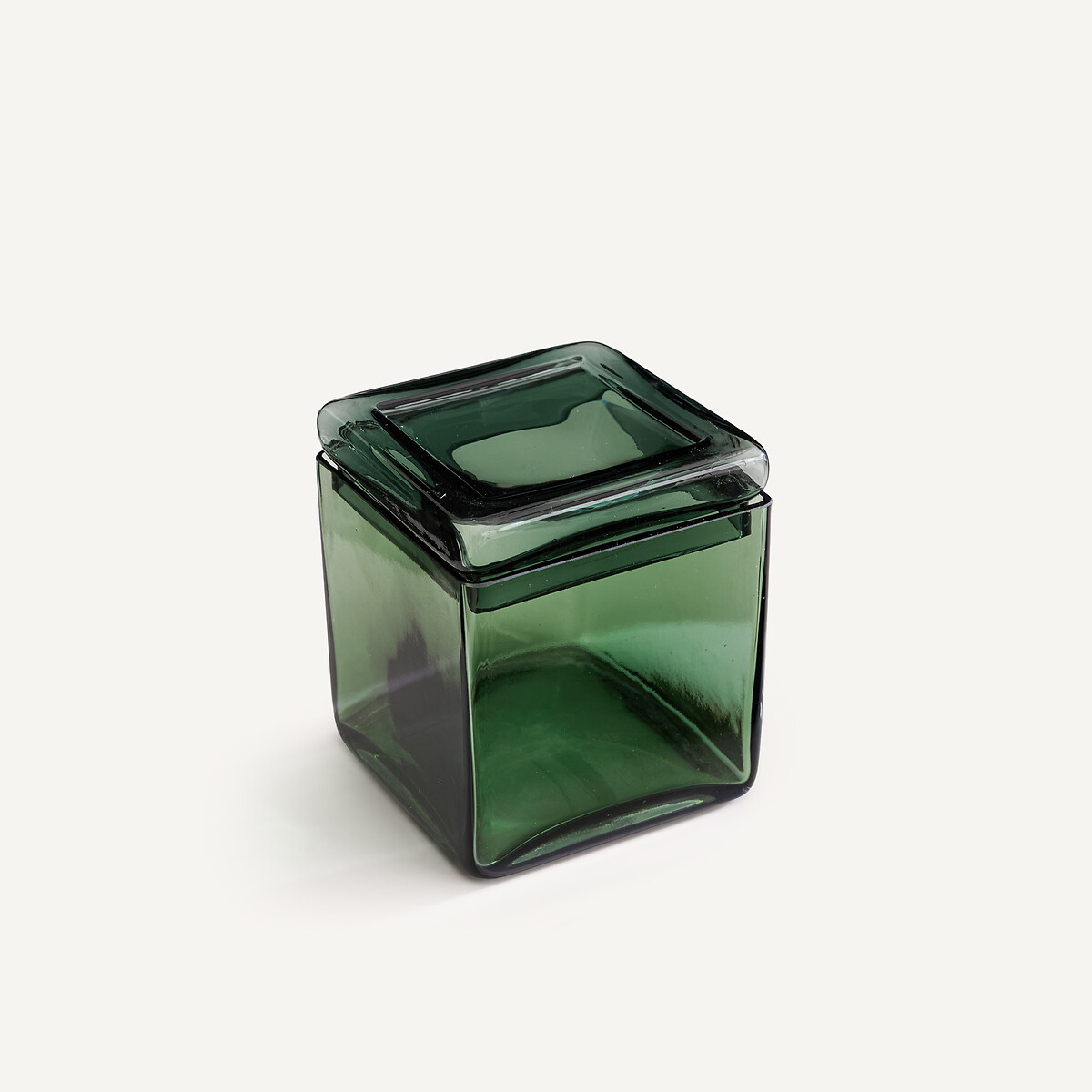 Χειροποίητο γυάλινο δοχείο Μ12xΠ12xΥ14cm