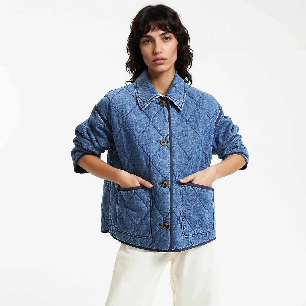 Καπιτονέ τζιν μπουφάν