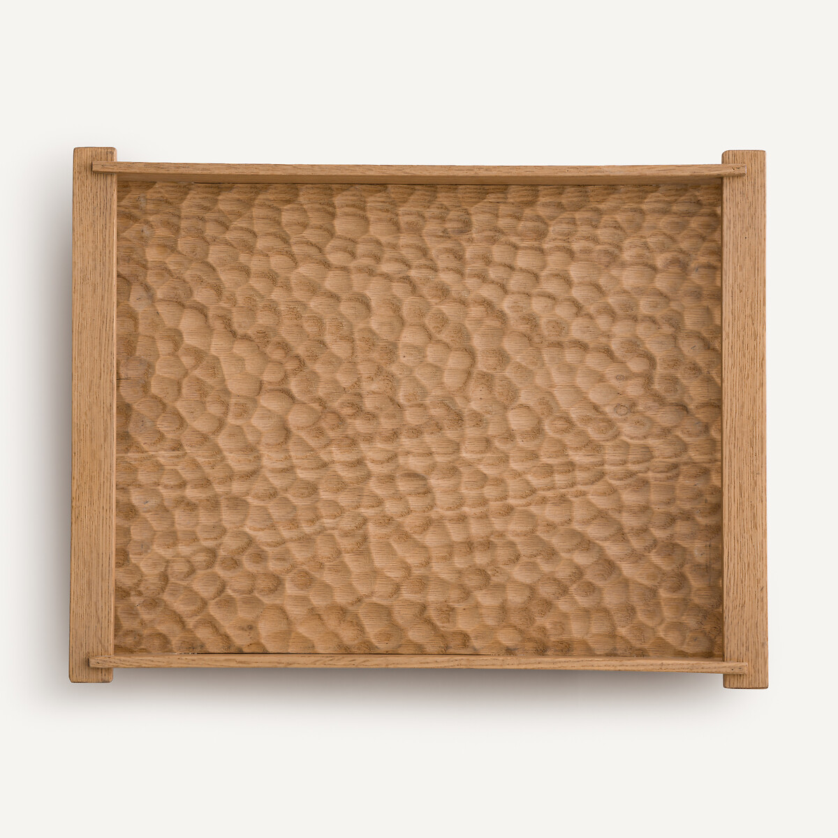 Ορθογώνιος δίσκος από μασίφ δρυ Μ37xΠ48cm