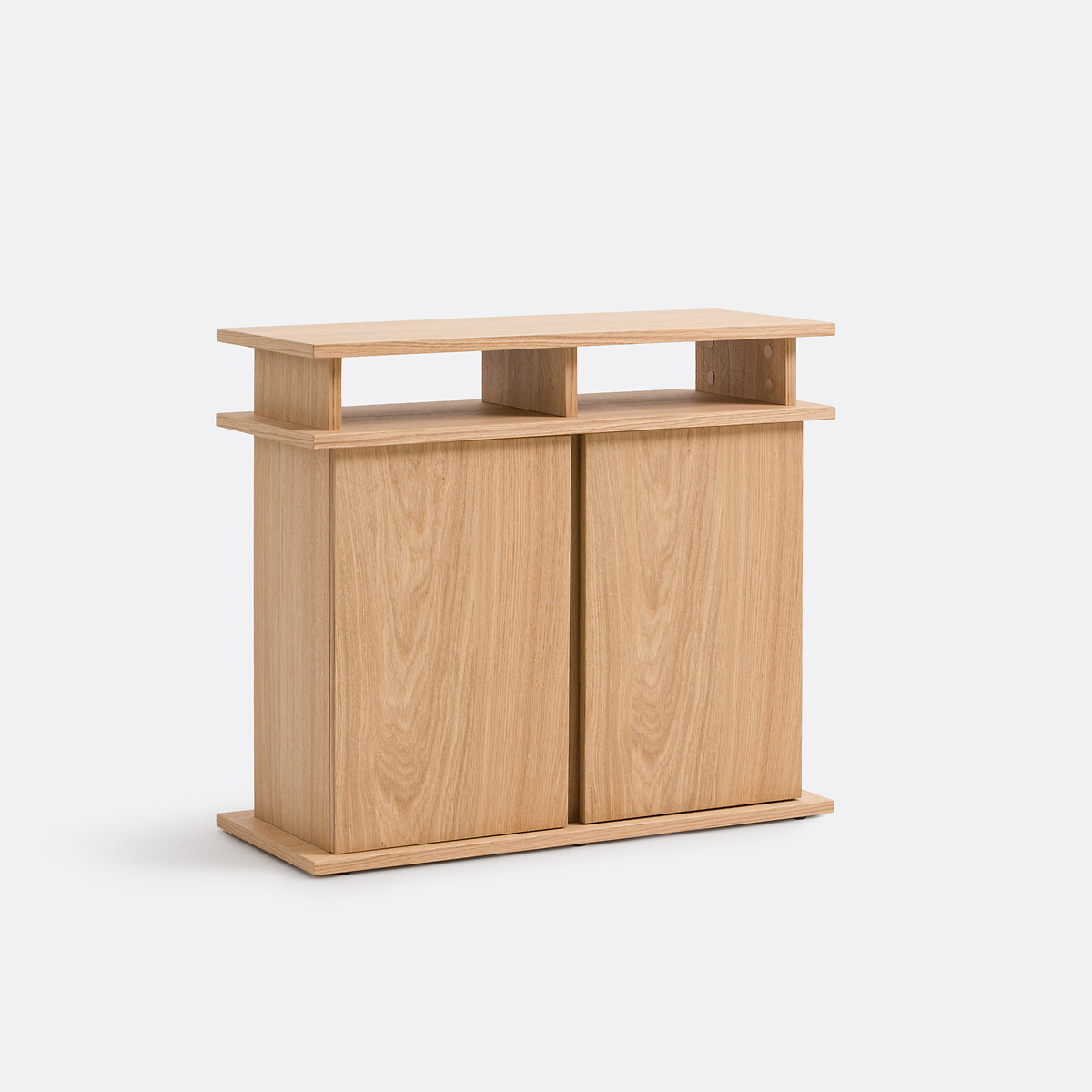 Μπουφές χαμηλός με επένδυση δρυός Μ33xΠ80xΥ80cm