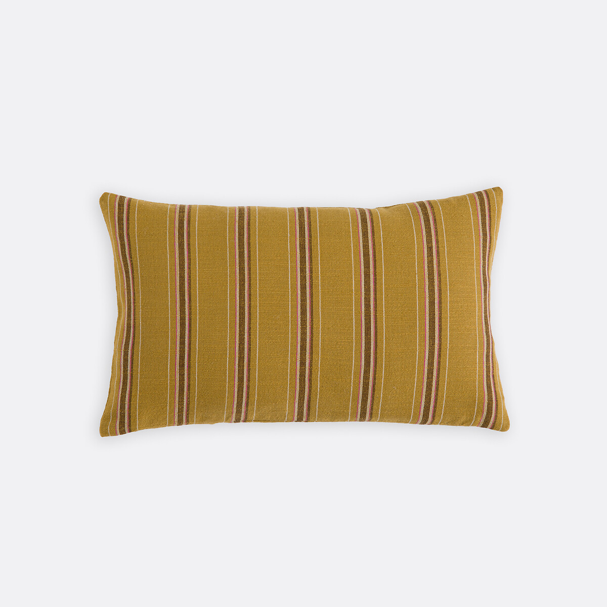 Ορθογώνια μαξιλαροθήκη με ρίγες από βαμβάκι 50x30 cm