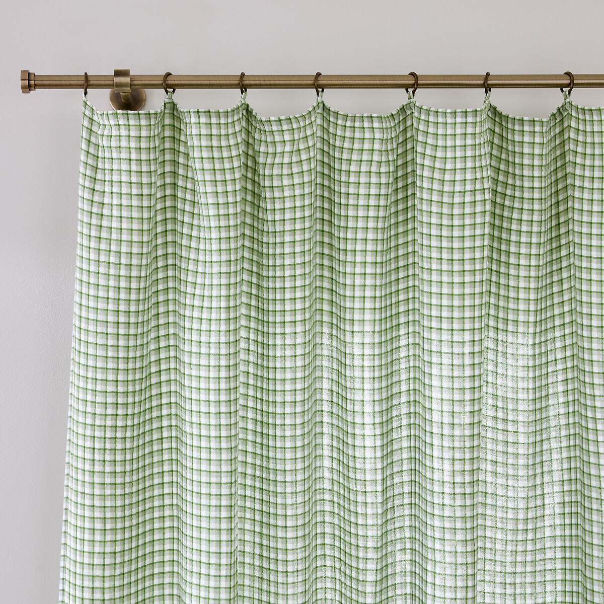 Κουρτίνα με καρό μοτίβο 280x140 cm