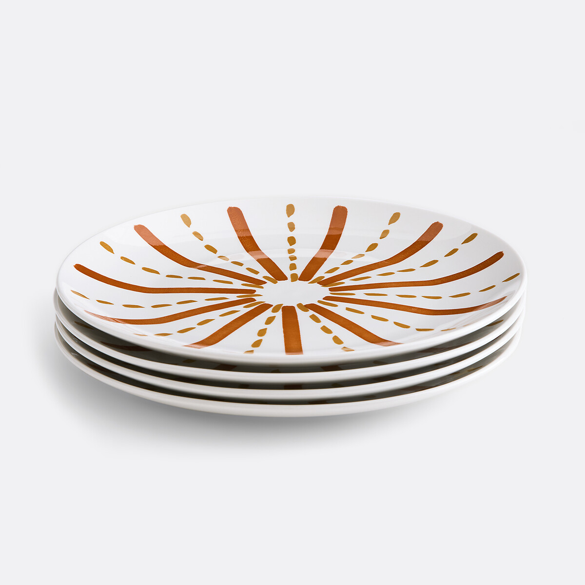 Σετ 4 ρηχά πιάτα stoneware RIVERI