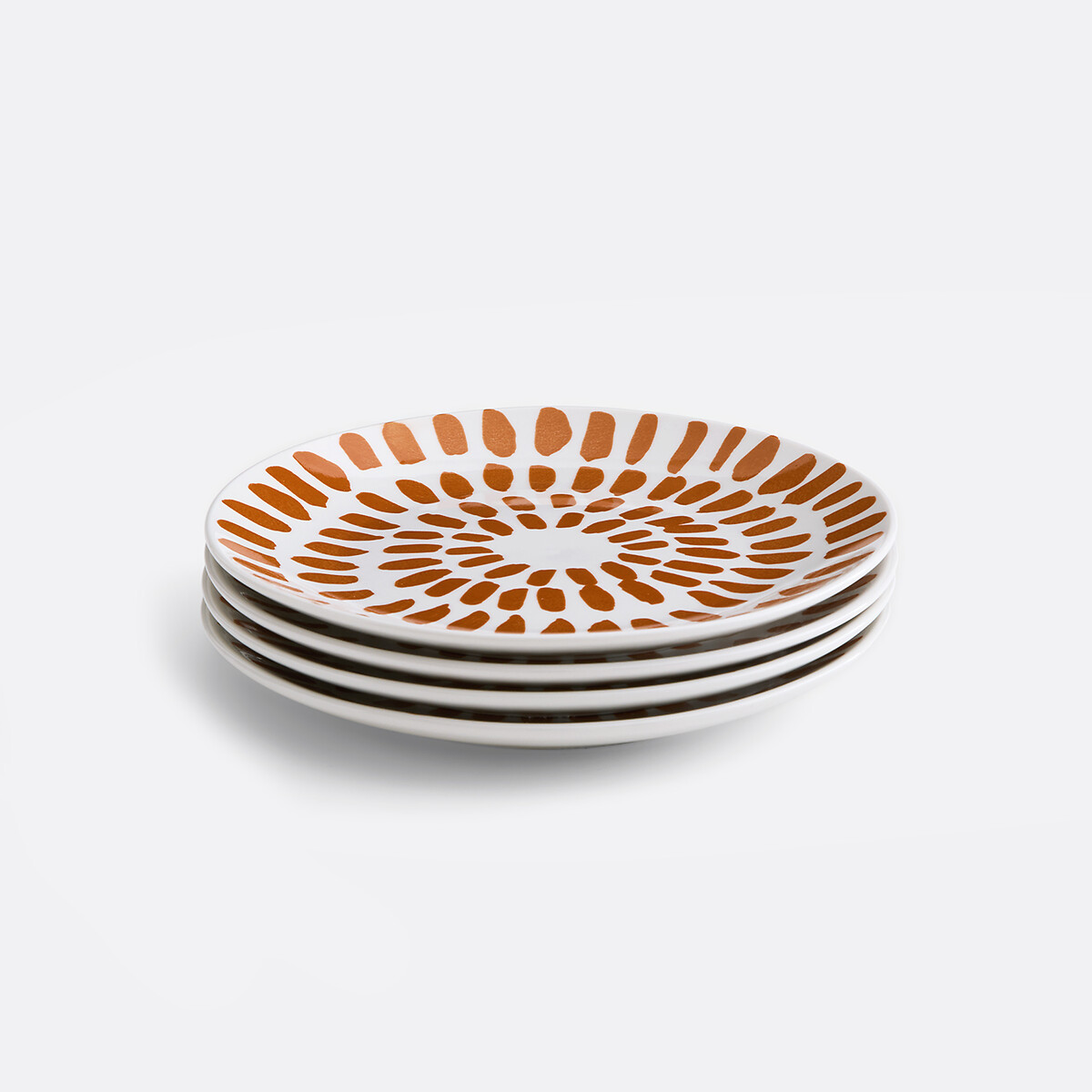 Σετ 4 πιάτα γλυκού από πέτρα