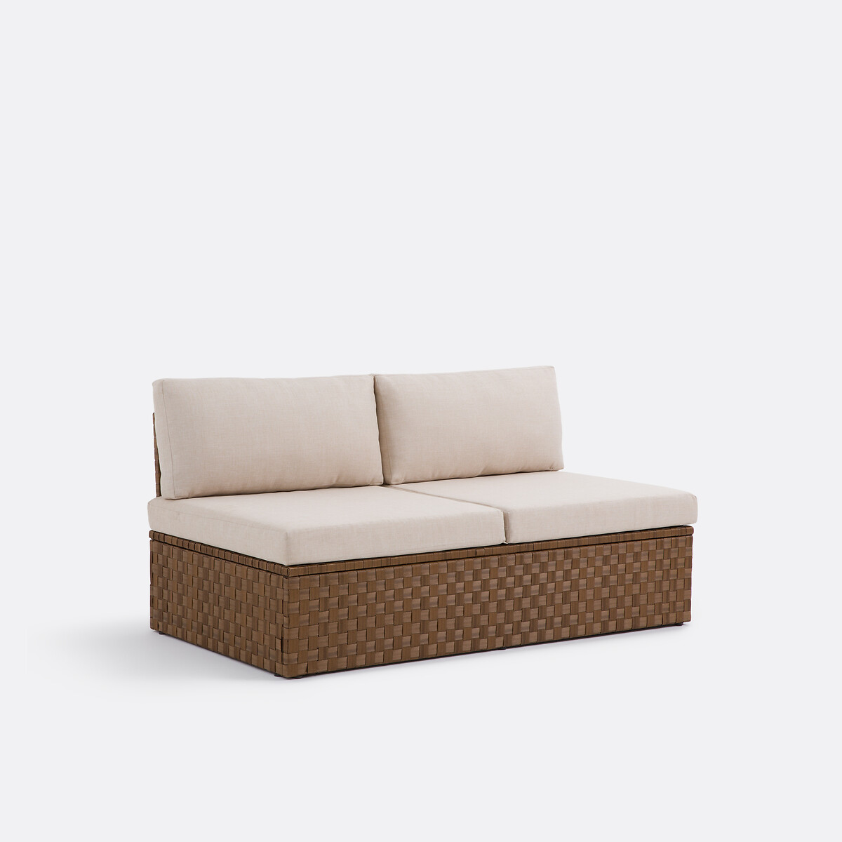 Καναπές κήπου από πλεκτή ρητίνη Π150xΥ65cm