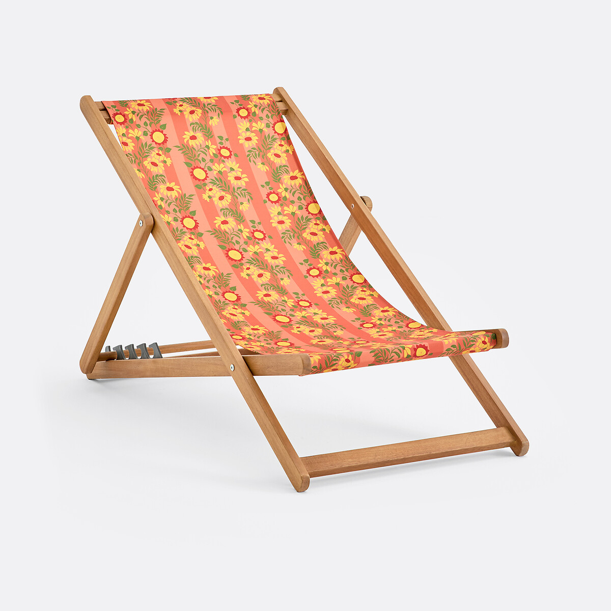 Ξαπλώστρα από μασίφ ξύλο ακακίας Μ97xΥ8cm