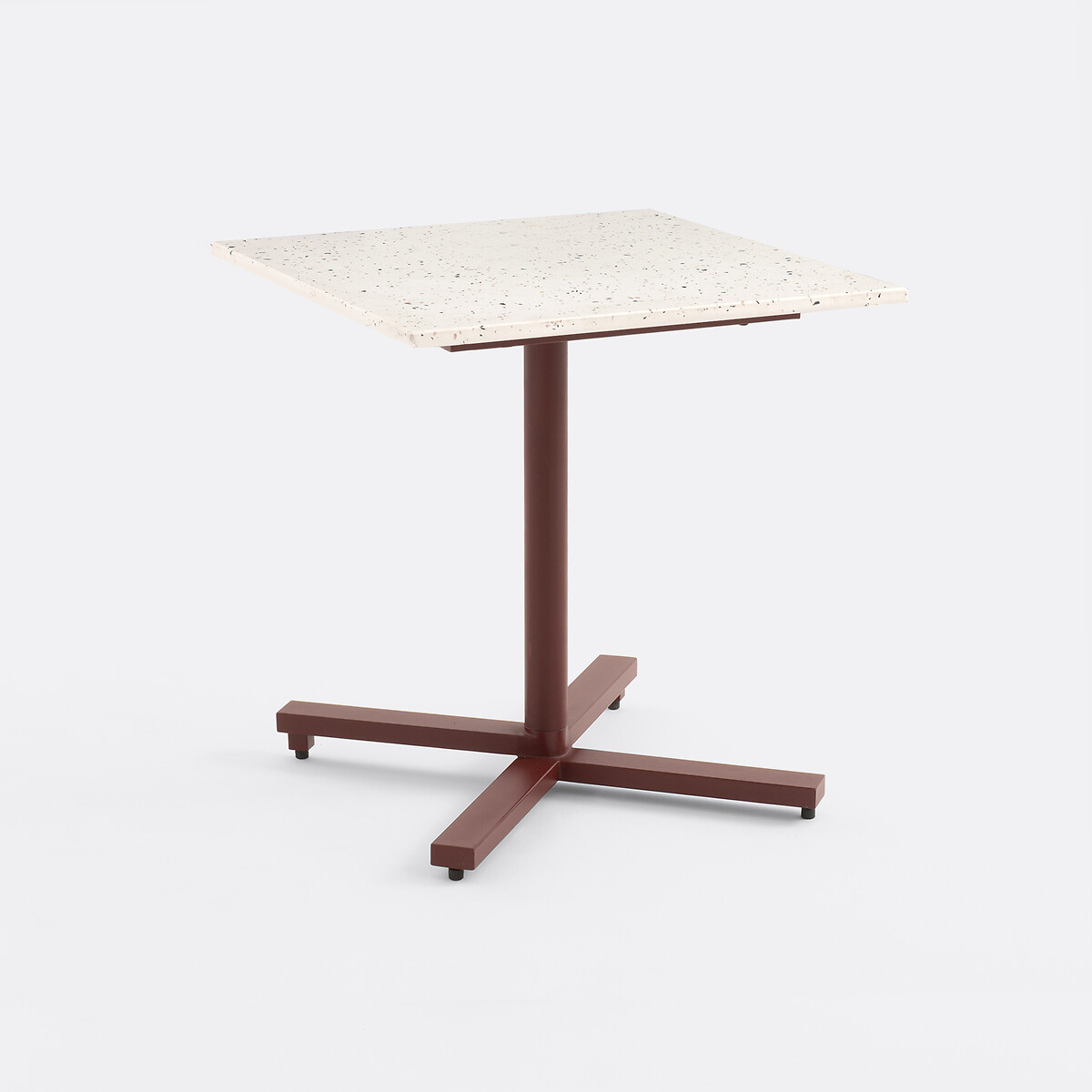 Τραπέζι κήπου με αναδιπλούμενη επιφάνεια από terrazzo