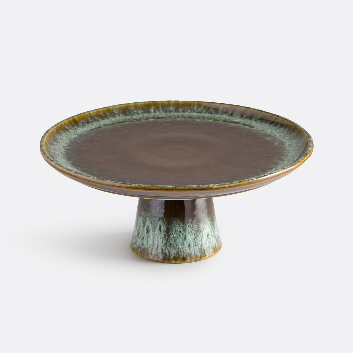 Επιτραπέζια βάση για τούρτα από πορσελάνη με σμάλτο Μ27xΠ27xΥ10cm