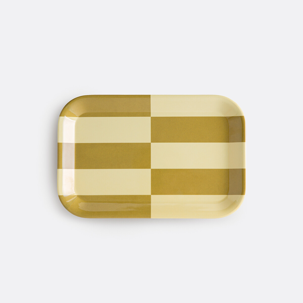 Δίσκος δίχρωμος με γραφικό μοτίβο Μ19xΠ29cm