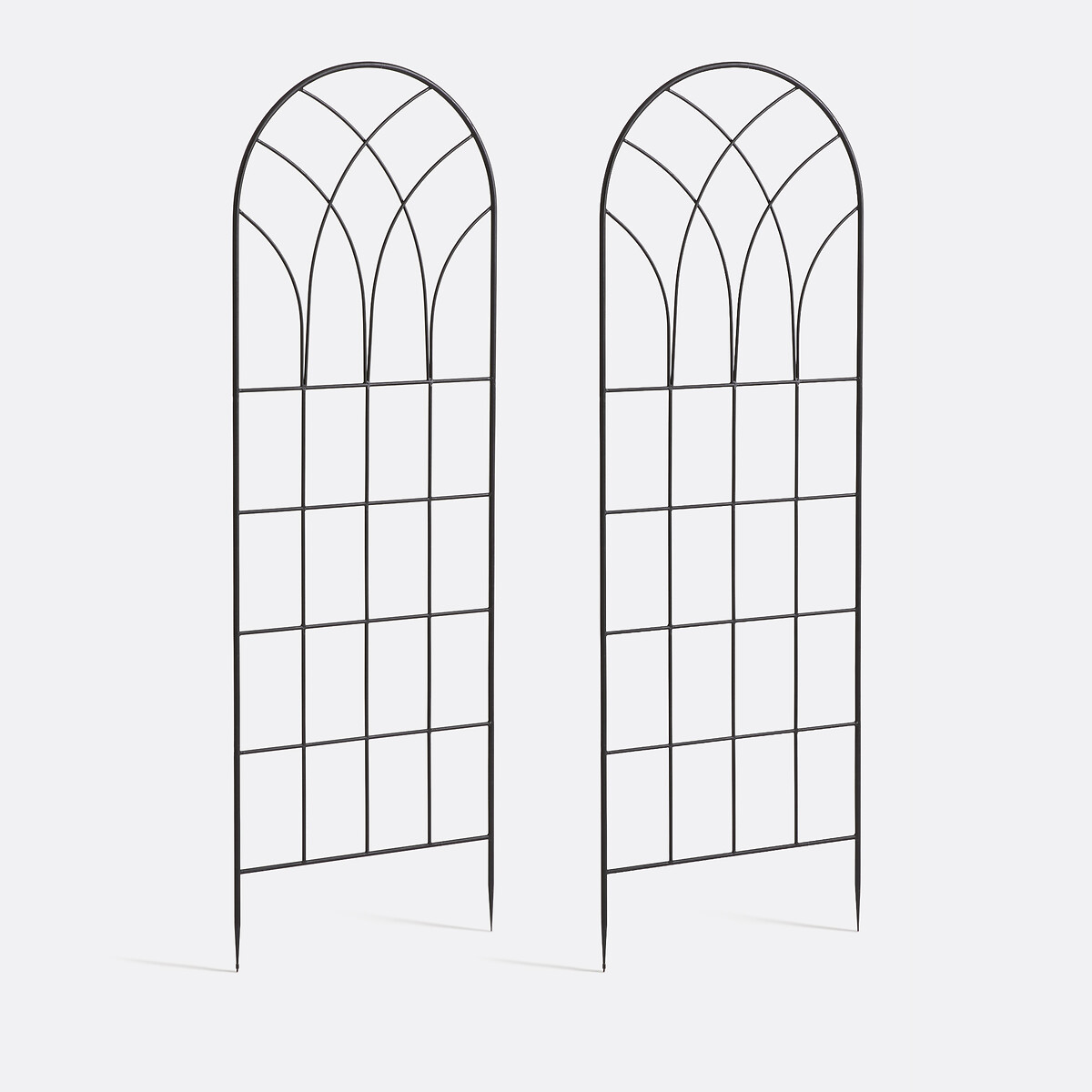 Σετ 2 μεταλλικών πλεγμάτων κήπου από ατσάλι Μ13xΠ61xΥ182cm