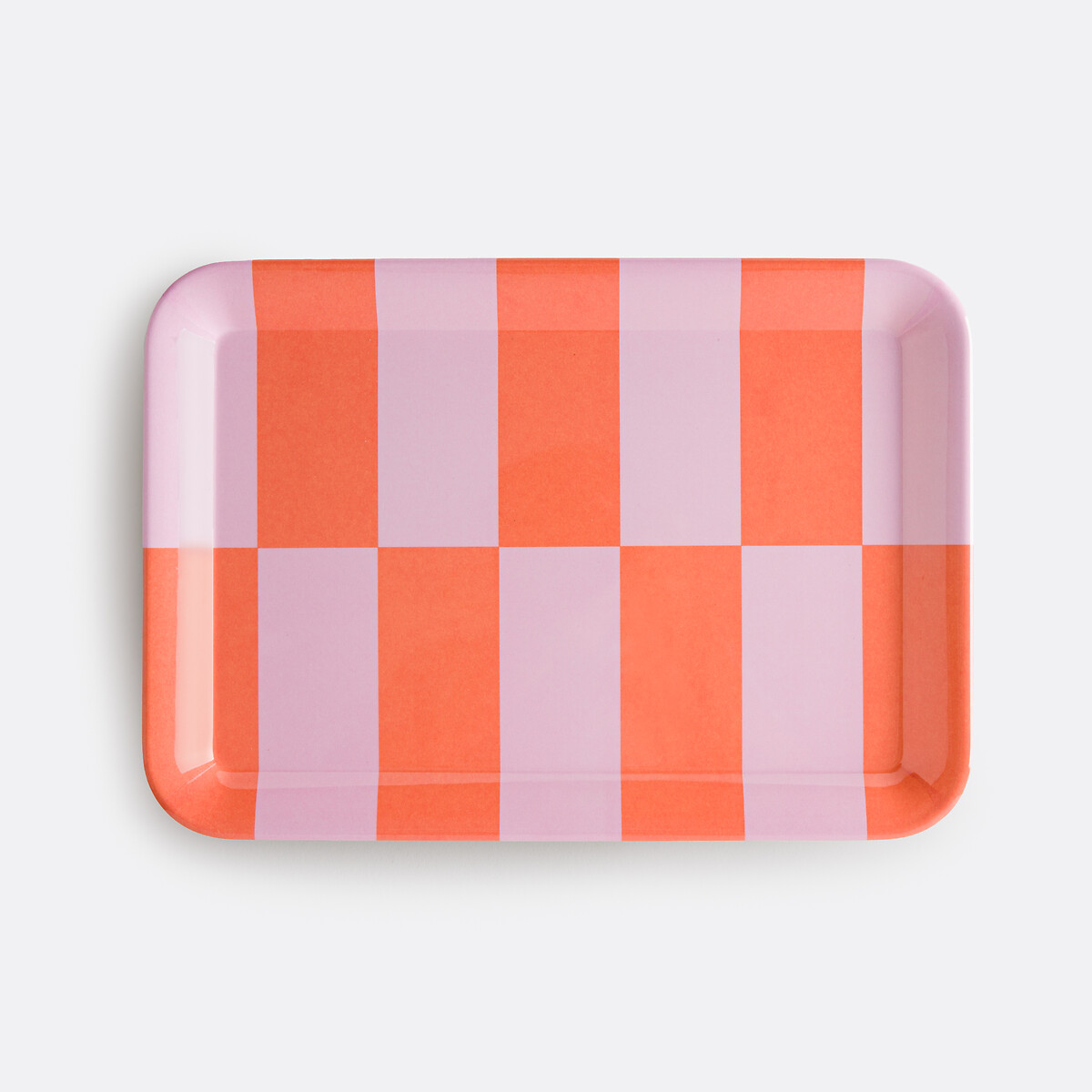 Δίσκος δίχρωμος με γραφικό μοτίβο