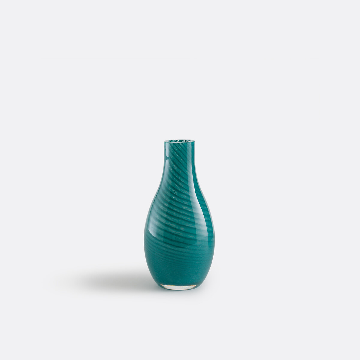 Βάζο από χρωματιστό γυαλί με ρίγες Π3cm