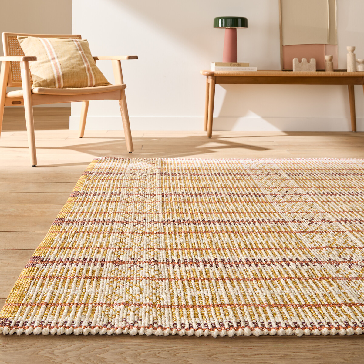 Χαλί από 71% γιούτα με γραμμικά μοτίβα 120x170 cm Μ170xΠ120cm