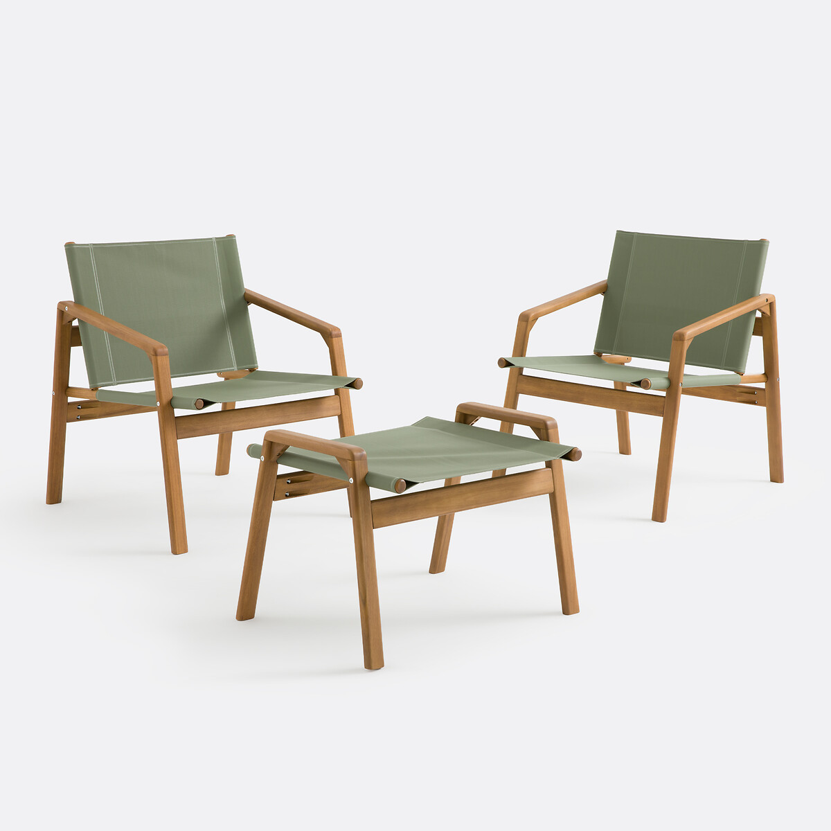 Σαλόνι κήπου από μασίφ ακακία Μ72xΠ61xΥ75cm