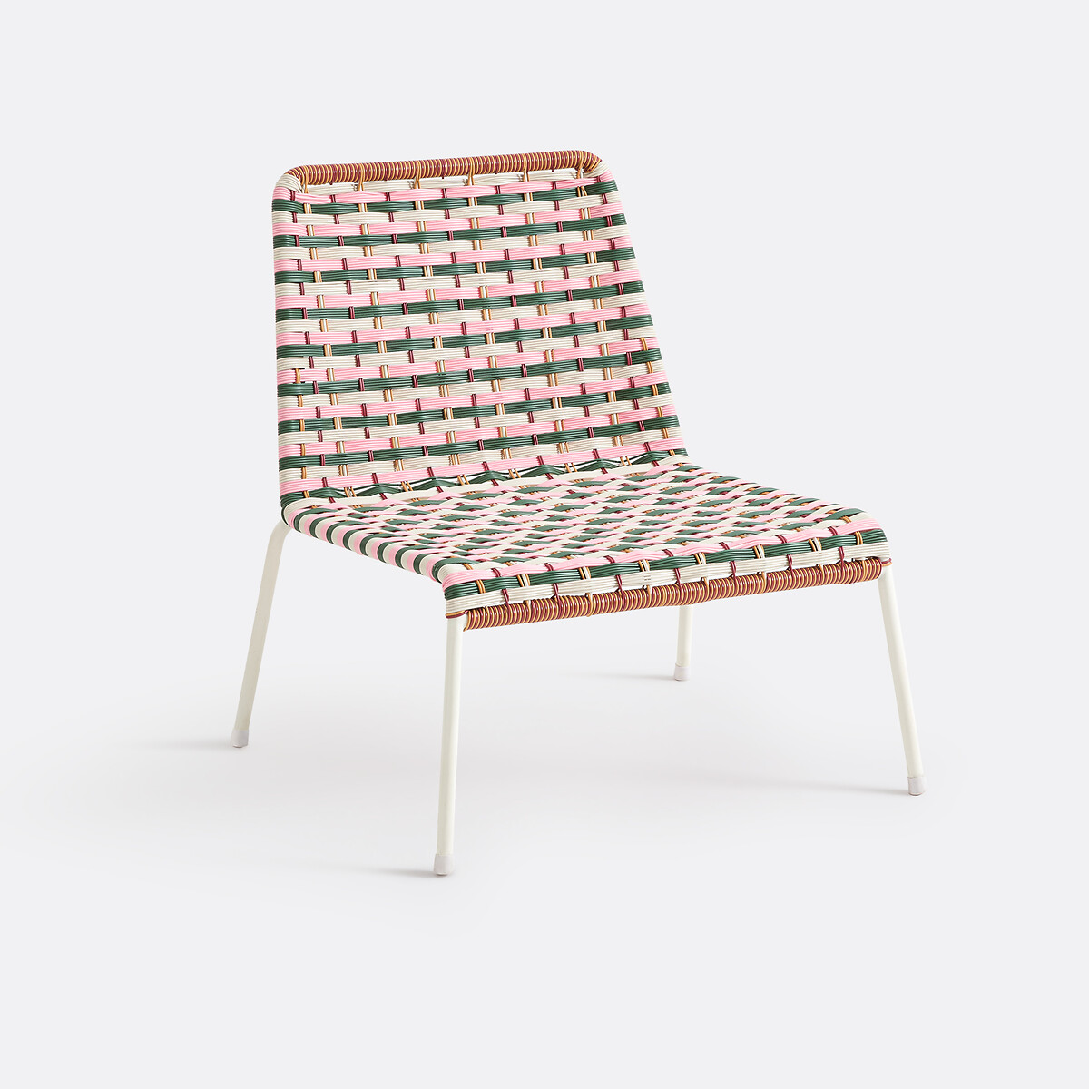 Χαμηλή πολυθρόνα κήπου VELROSE Μ70xΠ70xΥ76cm