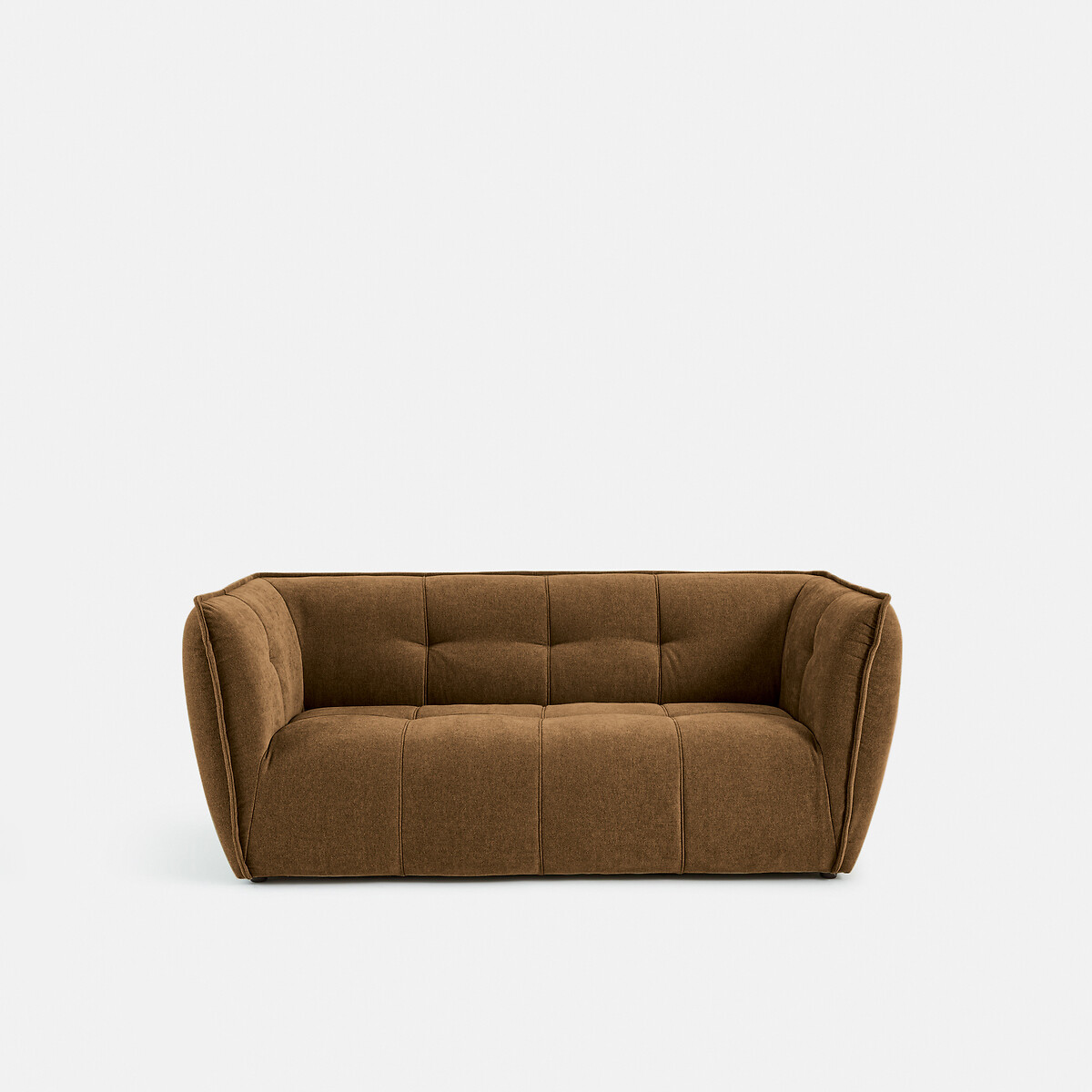 Καναπές δύο θέσεων από μελανζέ πολυεστέρα Μ99xΠ175xΥ76cm