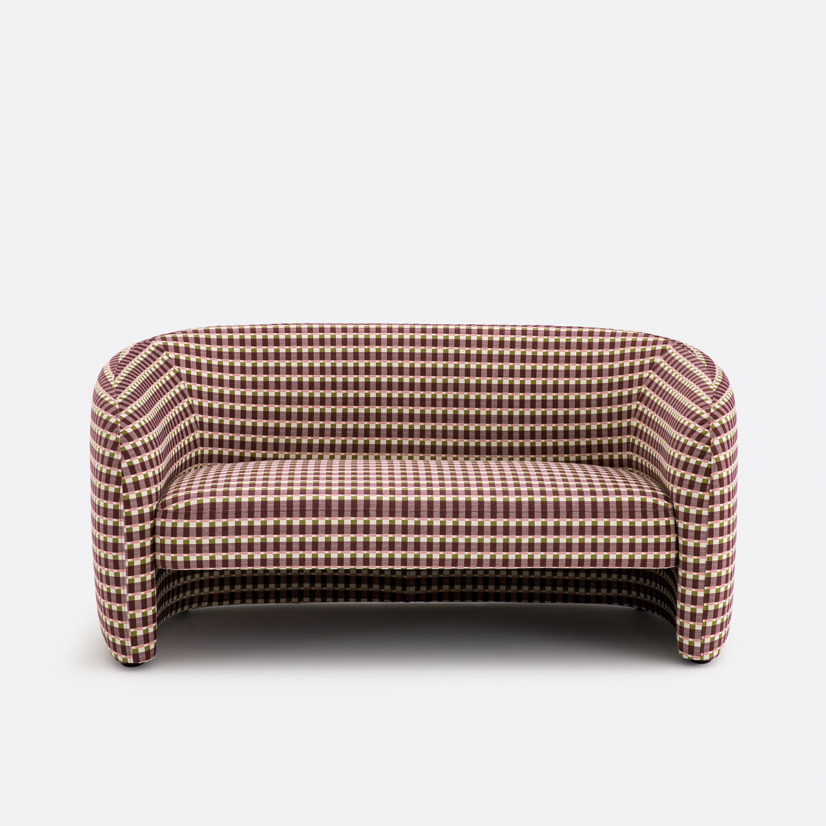 Καναπές διθέσιος με γεωμετρικό μοτίβο LANDINE Μ78xΠ150xΥ70cm