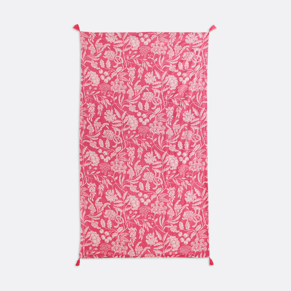 Πετσέτα θαλάσσης XL με φλοράλ σχέδιο 100x180 cm