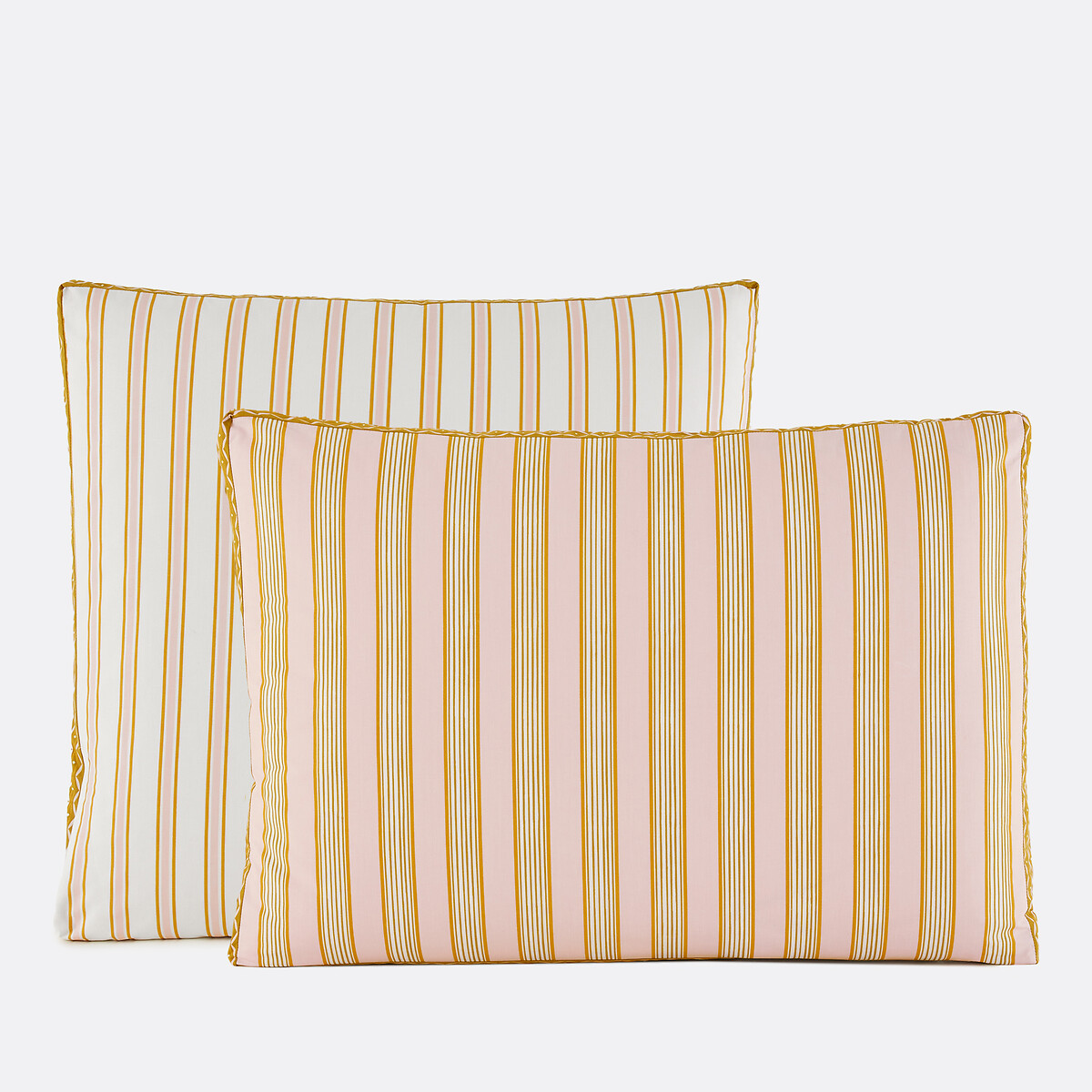 Μαξιλαροθήκη από βαμβακερό περκάλι με ρίγες 50x70 cm