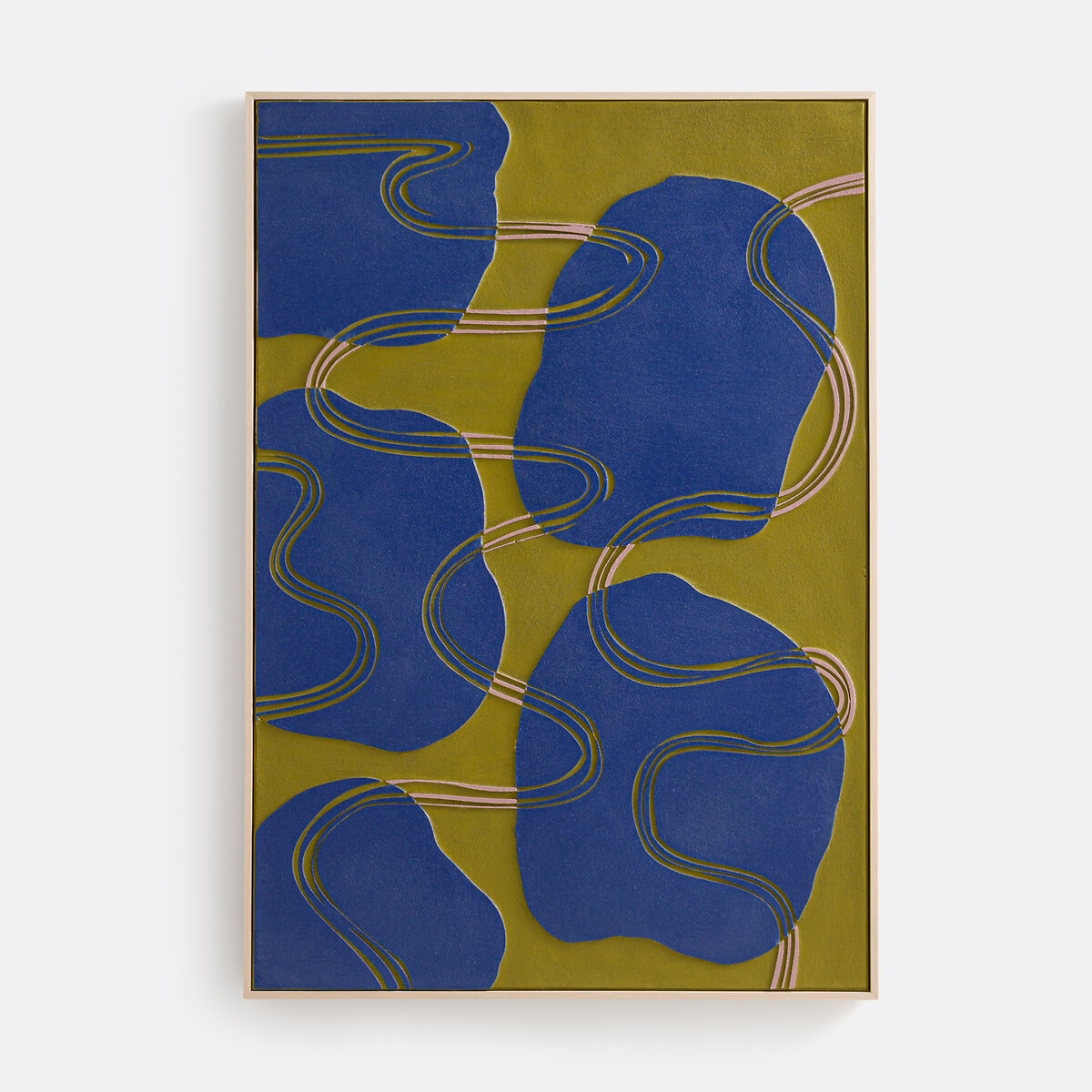 Ζωγραφικός καμβάς με αφηρημένο μοτίβο Π70xΥ100cm