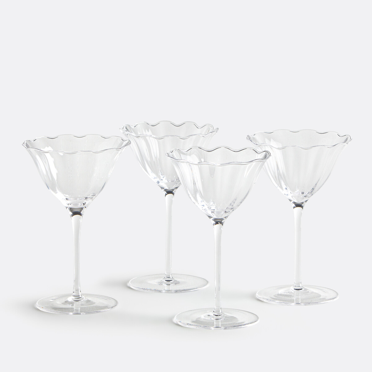 Σετ 4 ποτηριών με πόδι Υ15cm