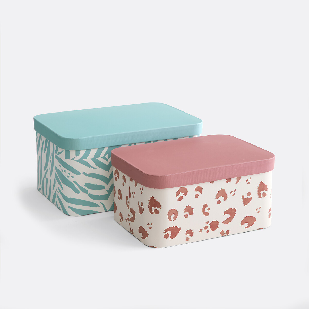 Σετ 2 κουτιά με καπάκι