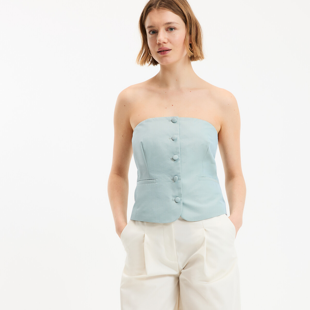 Κουμπωτό εφαρμοστό μπούστο