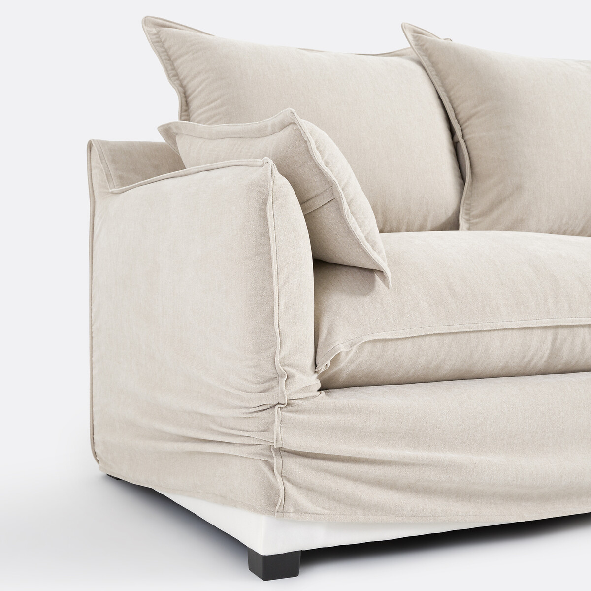 Κάλυμμα καναπέ από μελανζέ πολυεστέρα 2 θέσεις Μ91xΠ166xΥ90cm