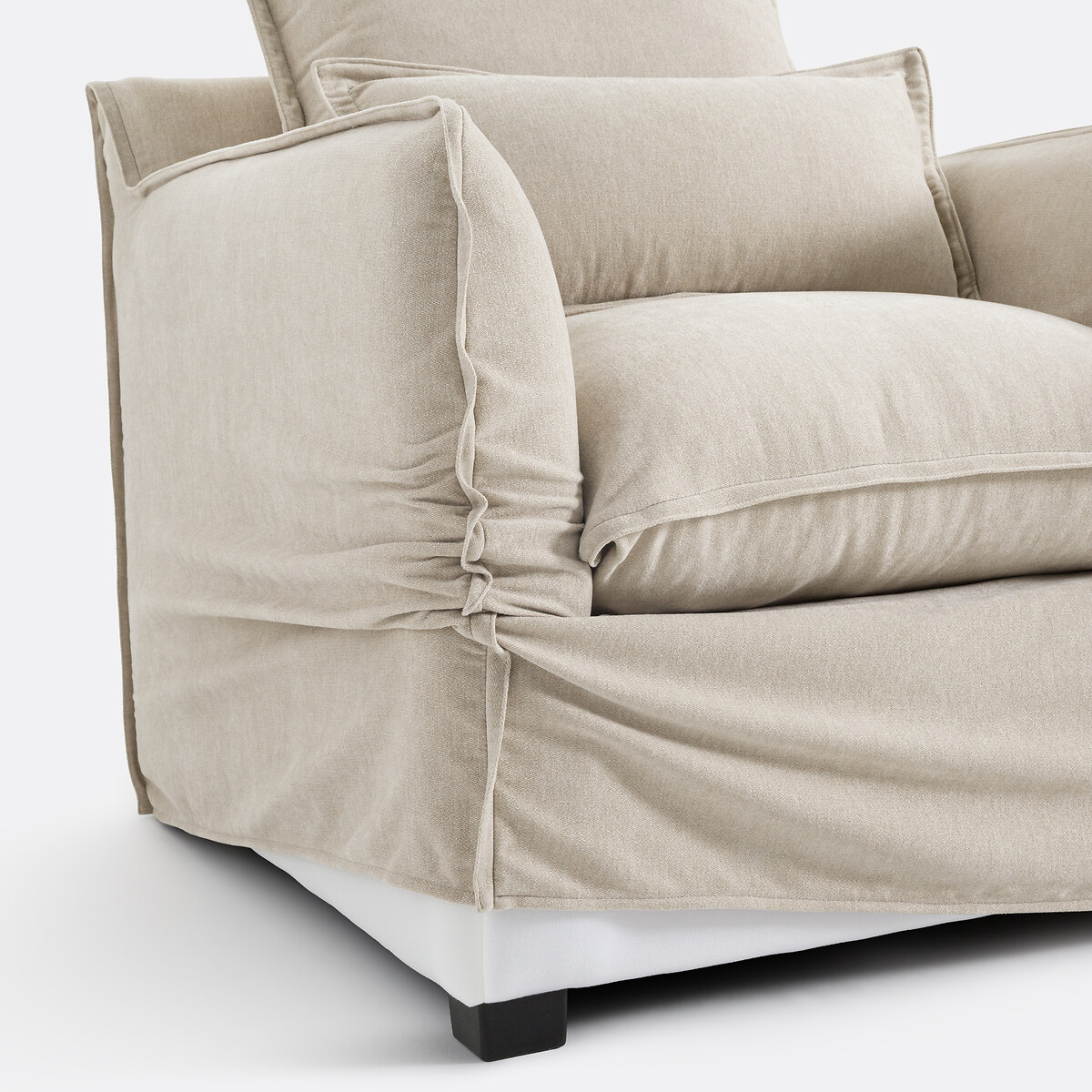 Καλύμμα πολυθρόνας από μελανζέ πολυεστέρα One size Μ91xΠ88xΥ90cm