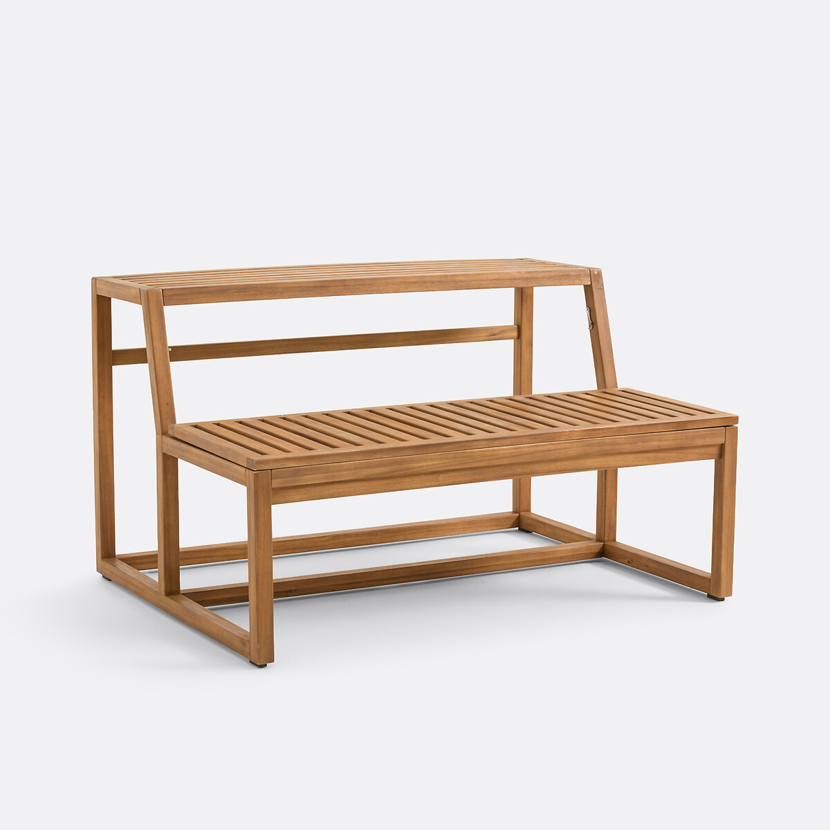 Πάγκος-τραπέζι κήπου από μασίφ ακακία Μ96xΠ126xΥ92cm