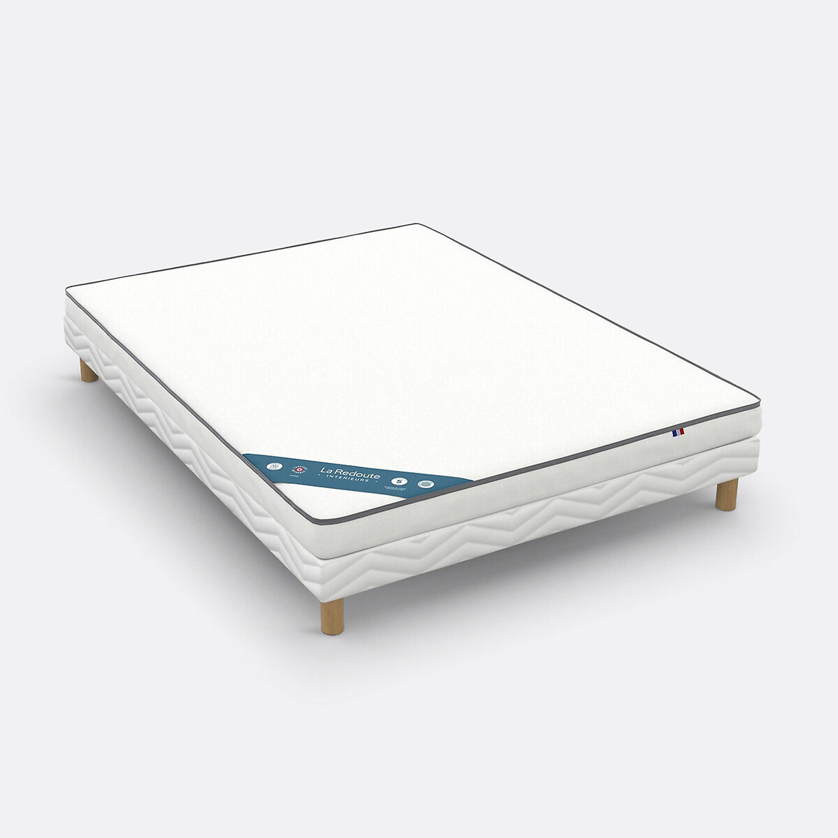La Redoute Interieurs Σετ στρώμα αφρού μέτριας σκληρότητας 12εκ και βάση στρώματος 90x190 cm