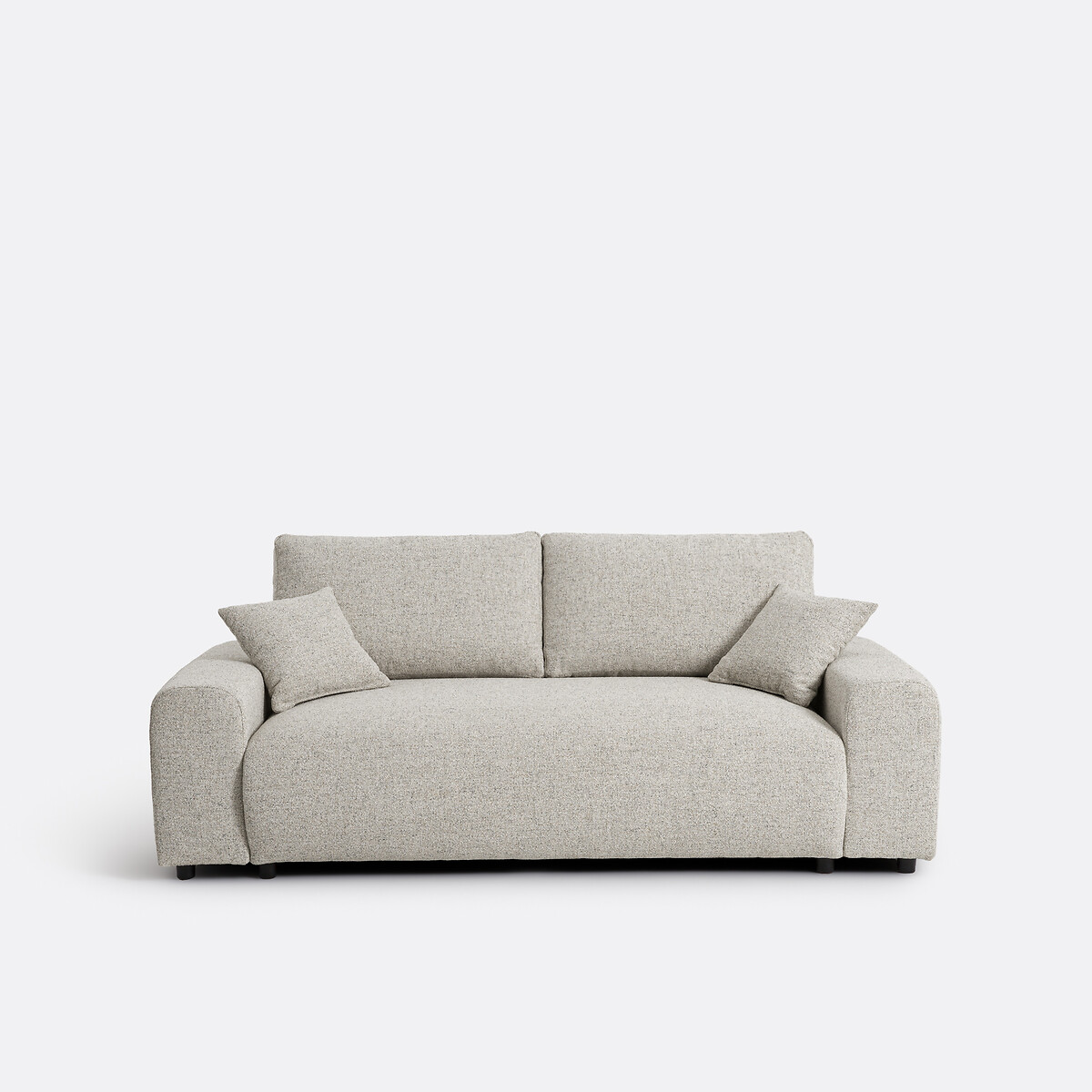 2θέσιος ίσιος καναπές από στικτό ύφασμα GALENE Μ105xΠ198xΥ85cm