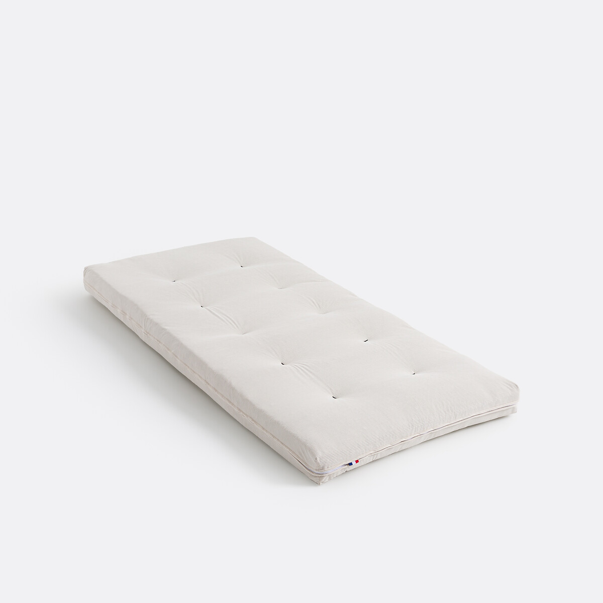 Στρώμα φουτόν από ριγέ βελούδο THAÏ 90x190 cm