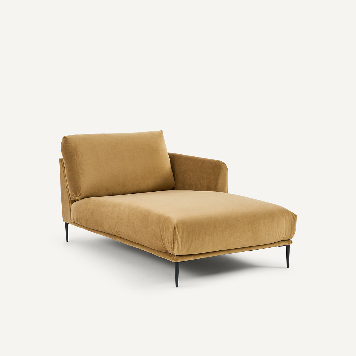 Ανάκλιντρο από λινό βελούδο Μ103xΠ182xΥ82cm