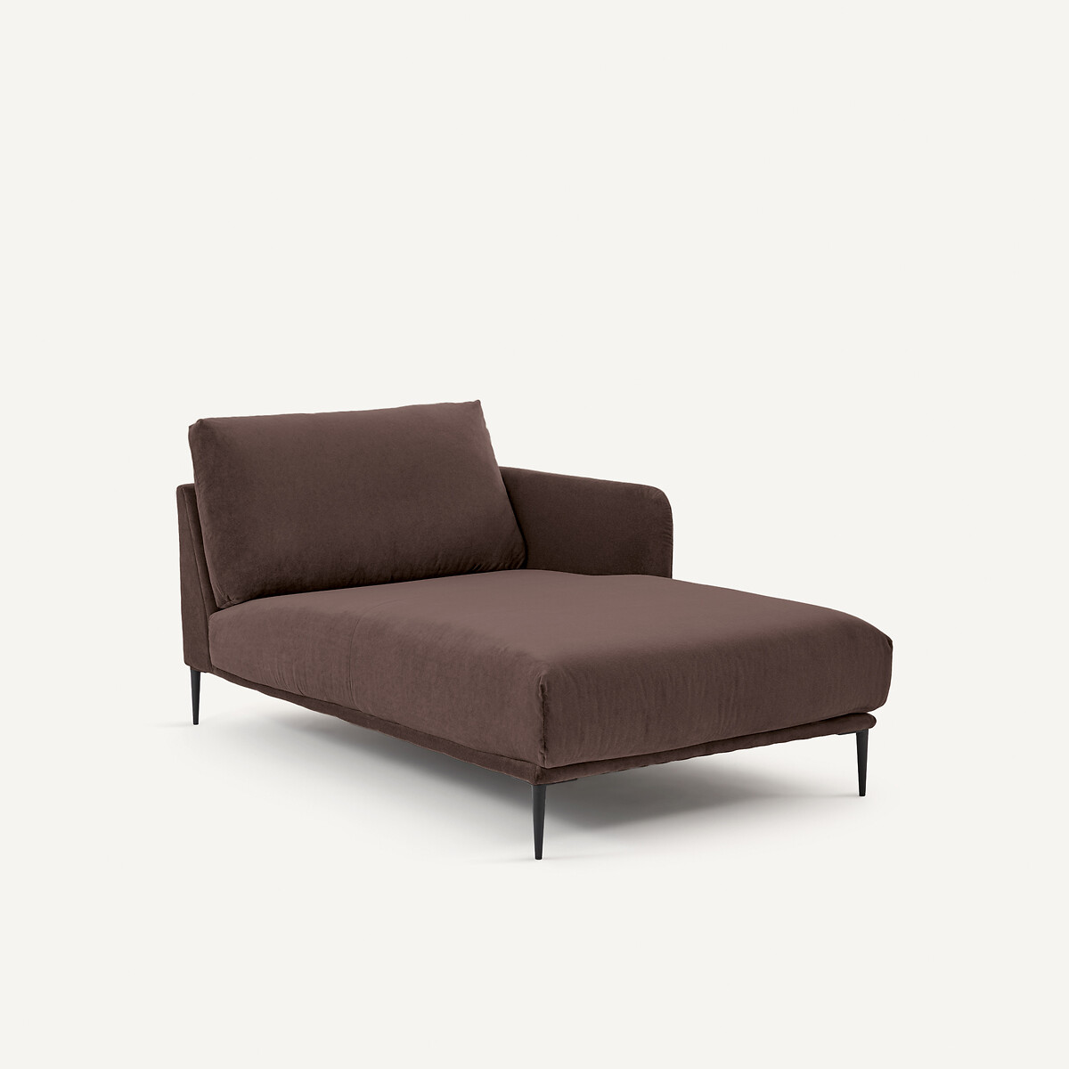 Ανάκλιντρο από λινό βελούδο Μ103xΠ182xΥ82cm