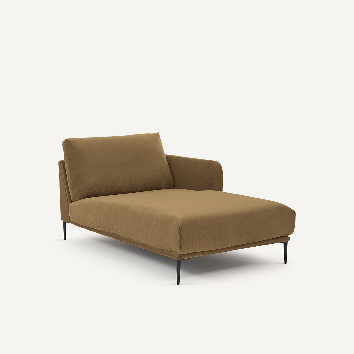 Ανάκλιντρο από λινό βελούδο Μ103xΠ182xΥ82cm