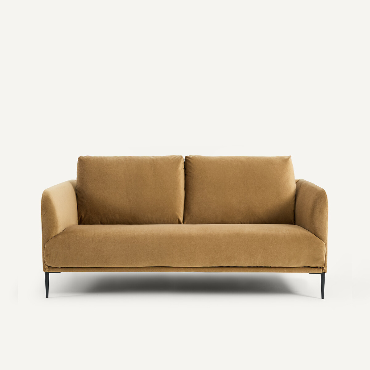 Καναπές compact από λινό βελούδο Μ103xΠ179xΥ82cm