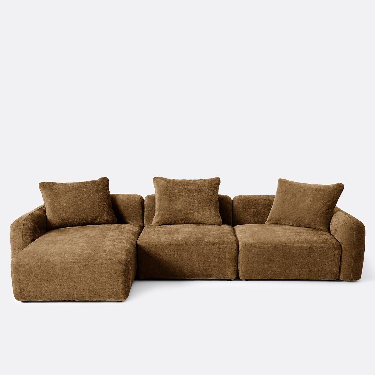 Γωνιακός αριστερός modular καναπές 3 θέσεων Μ380xΠ340xΥ87cm