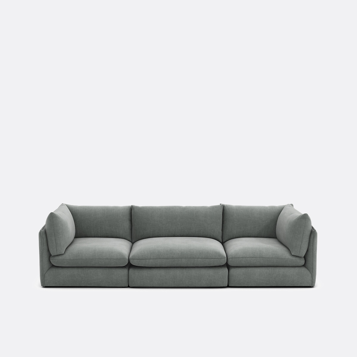 Αρθρωτός καναπές 3 θέσεων από υφασμα MALO Μ105xΠ327xΥ86cm