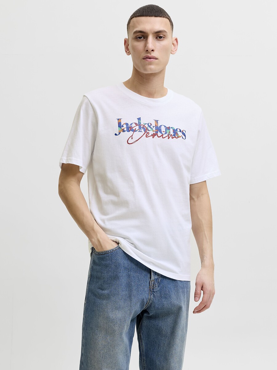 Κοντομάνικο T-shirt Tom με στρογγυλή λαιμόκοψη