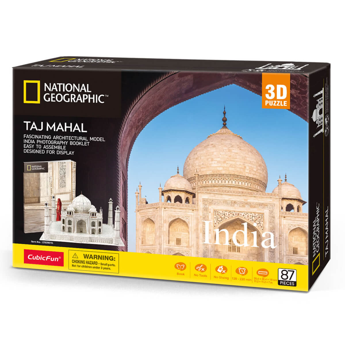 ΠΑΙΔΙ | Παιχνίδια | Επιτραπέζια - Παζλ - Βιβλία - Χειροτεχνίες | PUZZLES - BRAINTEASERS National Geographic Glabal License Taj Mahal With 28 Pages Booklet Inside The Box