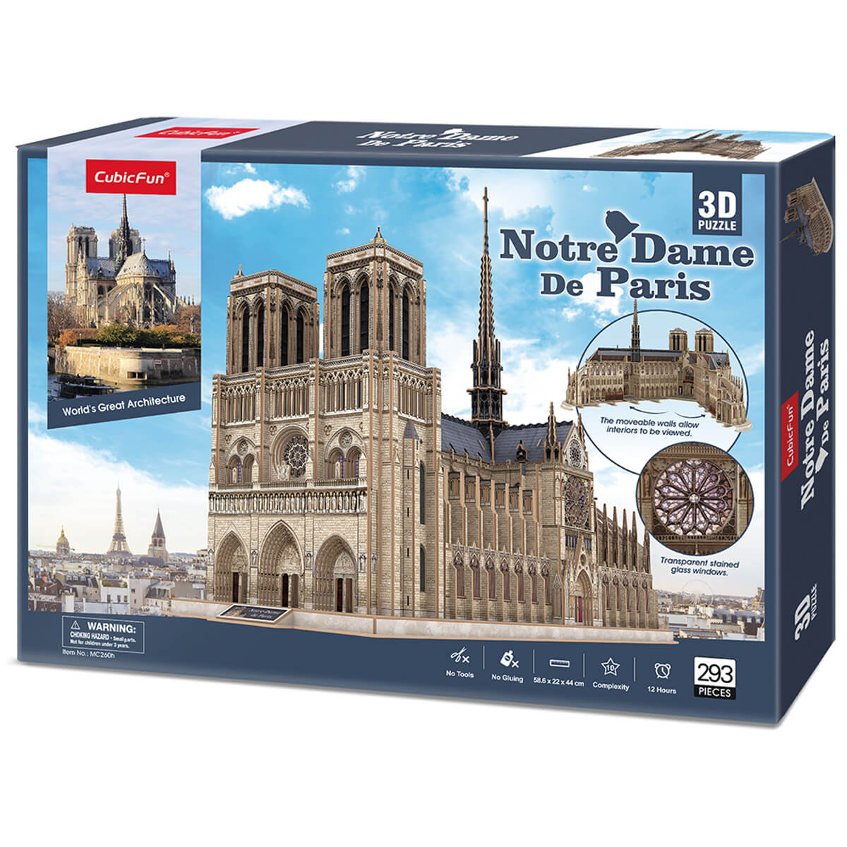 ΠΑΙΔΙ | Παιχνίδια | Επιτραπέζια - Παζλ - Βιβλία - Χειροτεχνίες | PUZZLES - BRAINTEASERS Notre Dame De Paris (Open And See Inside)