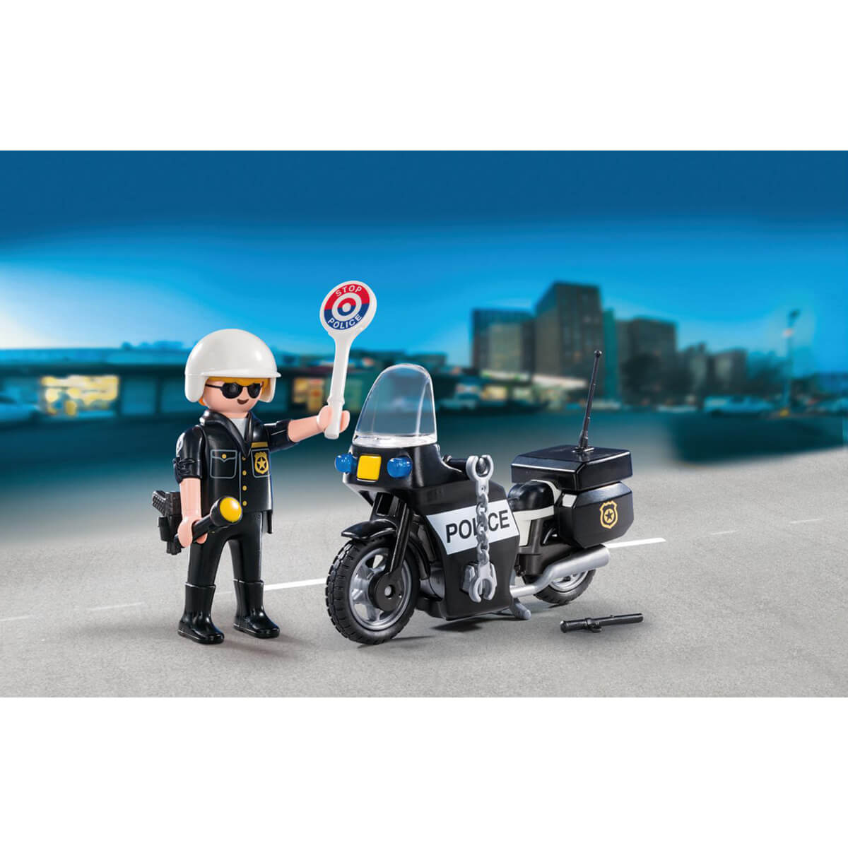 Βαλιτσάκι Αστυνόμος με μοτοσικλέτα