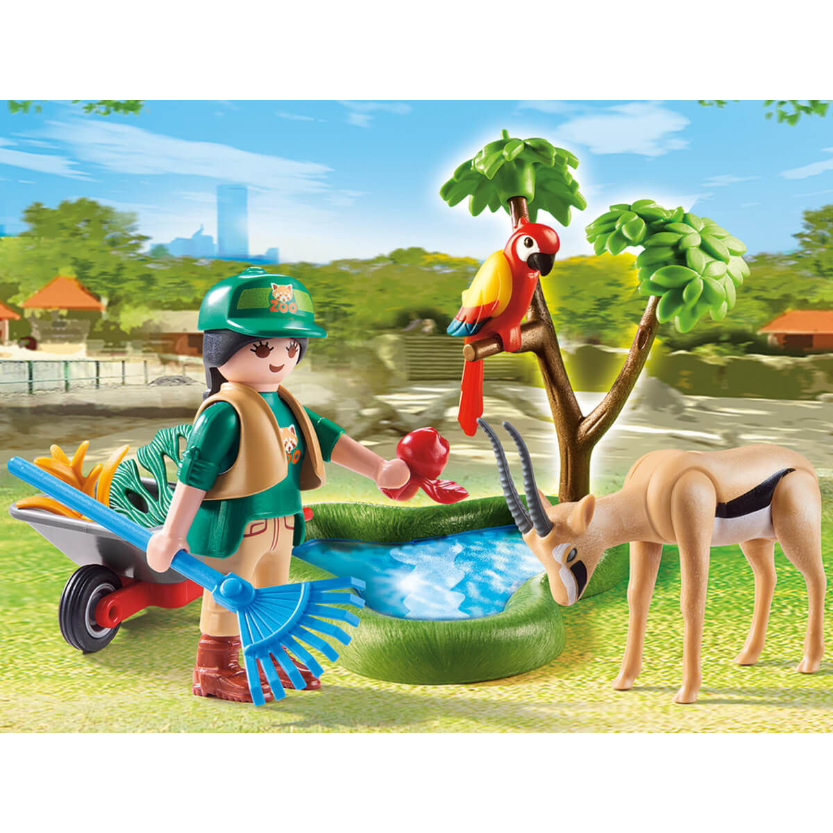 ΠΑΙΔΙ | Παιχνίδια | PLAYMOBIL | GIFT SETS (UNISEX 4+ ΕΤΩΝ) Gift Set Φροντ. Ζωολογικού Κήπου ζωάκια