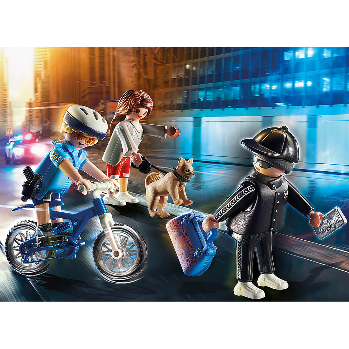 ΠΑΙΔΙ | Παιχνίδια | PLAYMOBIL | ΑΣΤΥΝΟΜΙΑ (ΑΓΟΡΙΑ 4-10 ΕΤΩΝ) Αστυνομικός με ποδήλατο και πορτοφολάς