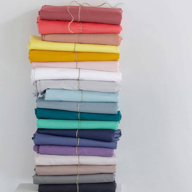Μονόχρωμη βαμβακερή μαξιλαροθήκη χωρίς βολάν, Scénario