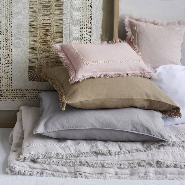 Σεντόνι με λάστιχο από προπλυμένο λινό, Elina