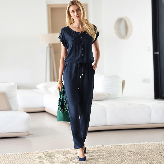 Softly Draping Jumpsuit